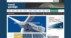 Desktop Screenshot of enerjigunlugu.net