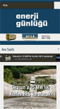 Mobile Screenshot of enerjigunlugu.net